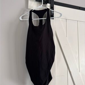 Chic Black One-Piece Swimsuit